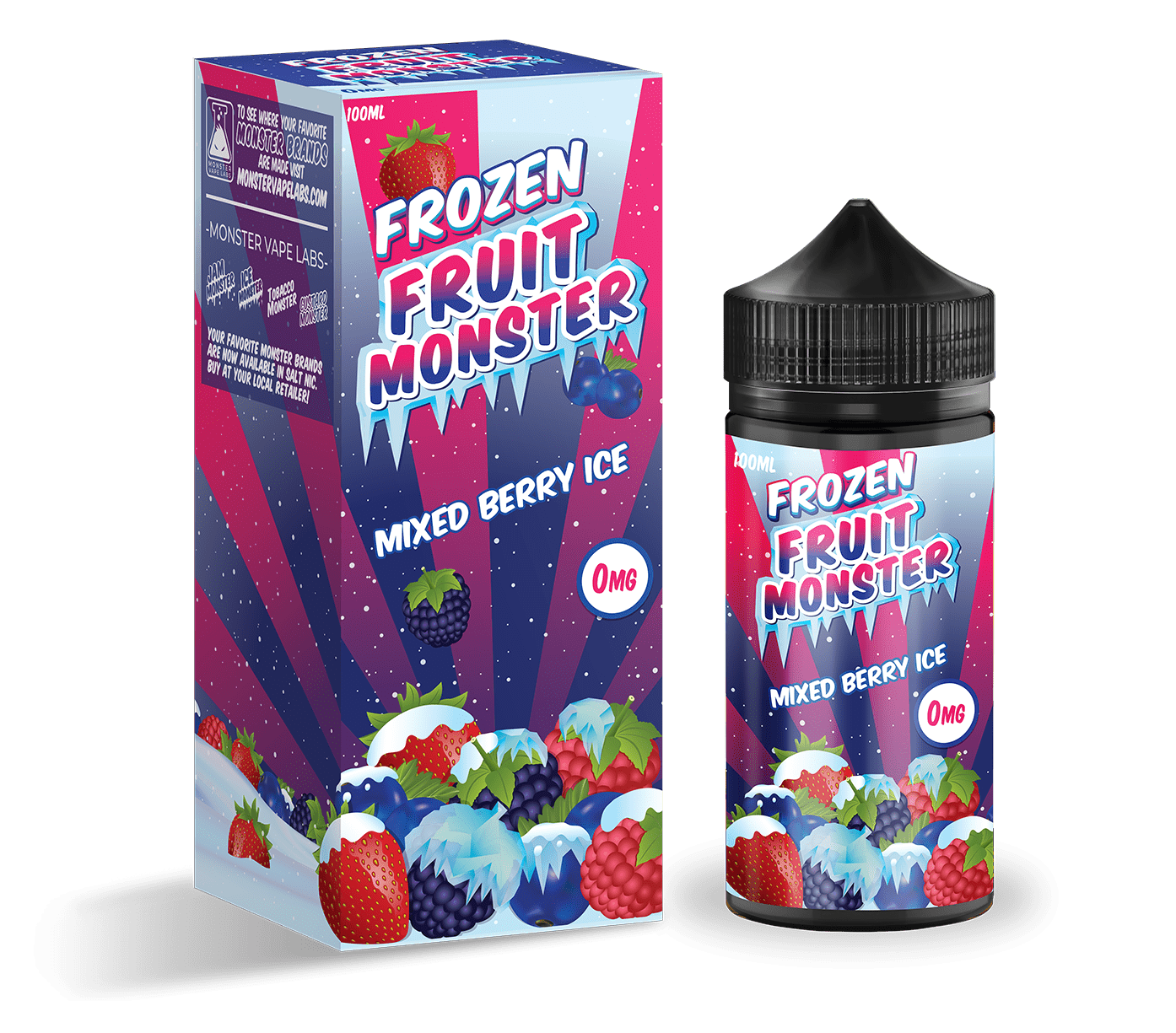 Product Image of Frozen Fruit Monster E Liquid - Mixed Berry Ice - 100ml